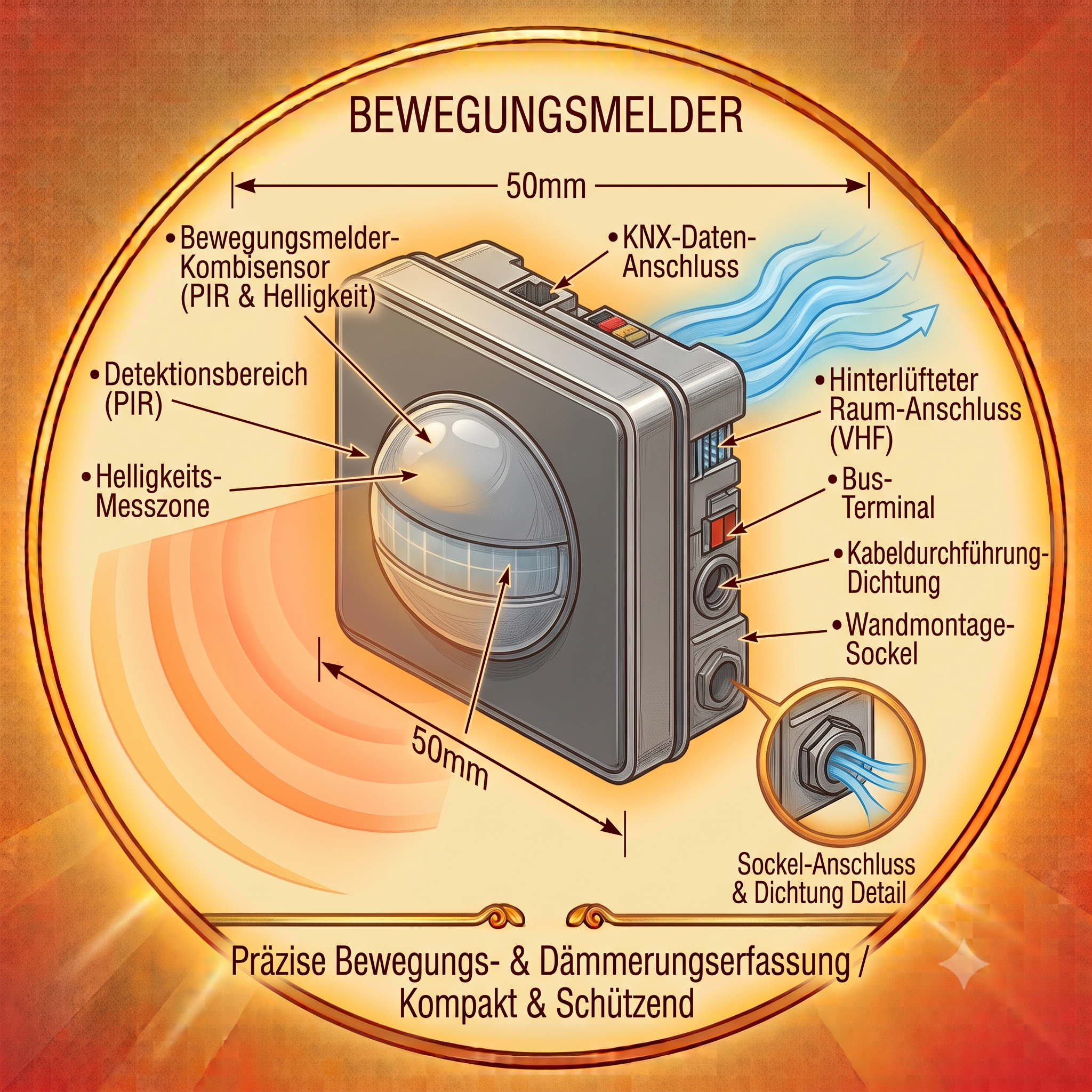 Bewegungsmelder außen