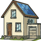 Verglasung,WP und PV